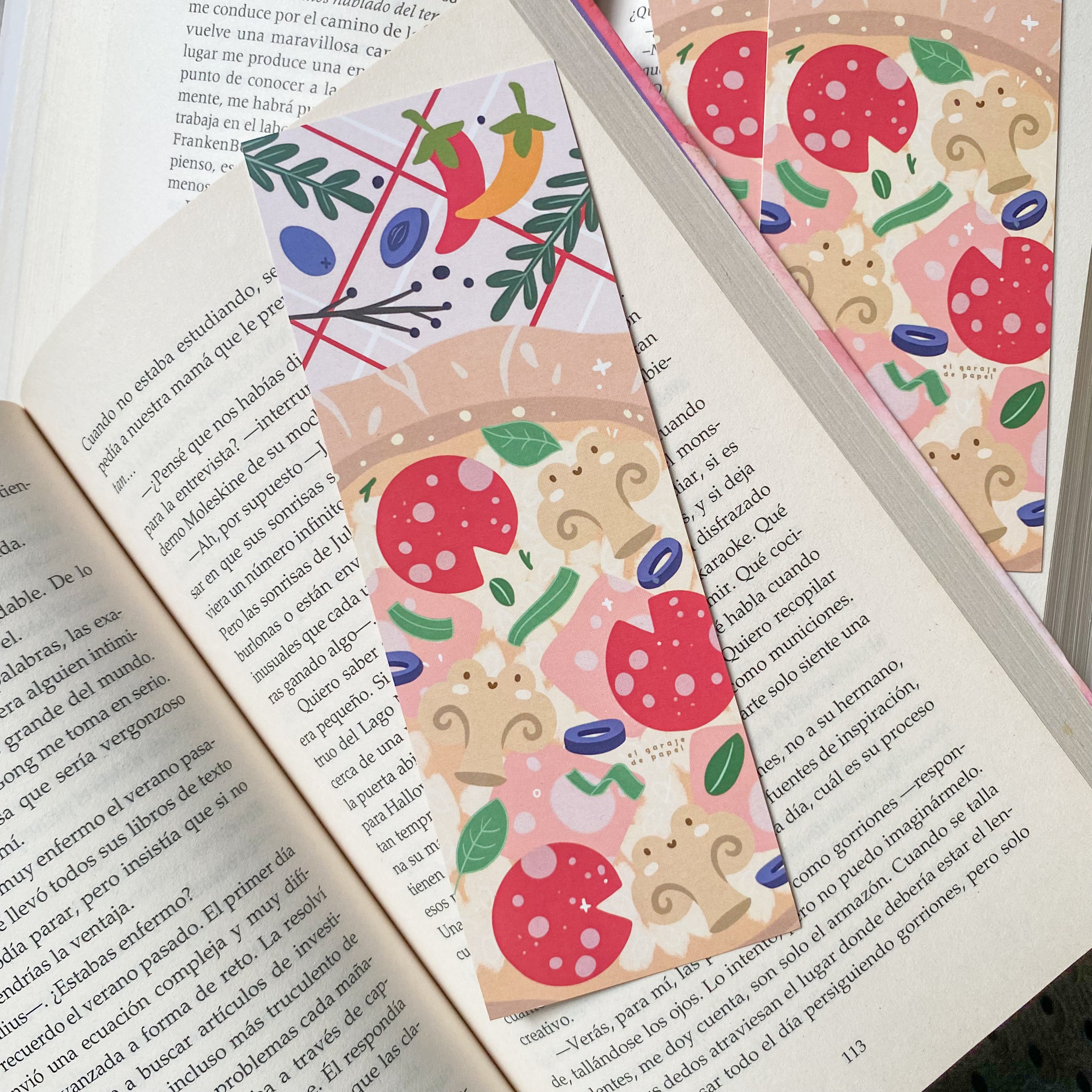 Pizza Bookmark